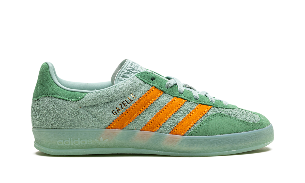 Gazelle Indoor WMNS "Hazy Green Crew Yellow" IG6783