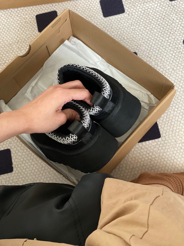 BUS0 Wool Women Leather Shoes 35-41 with box
